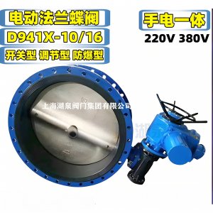 D941X-10Q DN400電動法蘭式蝸輪蝶閥