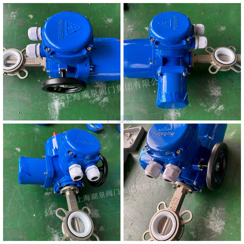 電動(dòng)對夾蝶閥